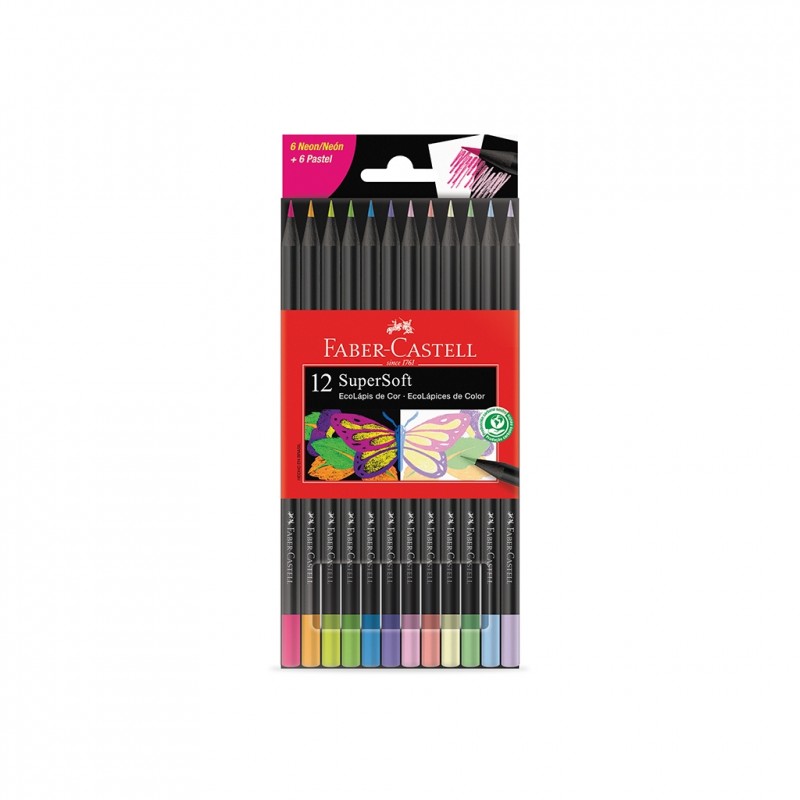 LÁPIZ COLOR FABER SOFT X12