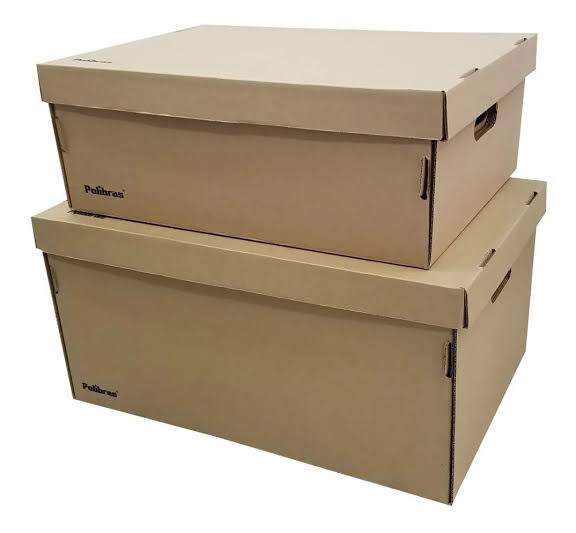 CAJA CARTON C/TAPA HONDA 42X32X20