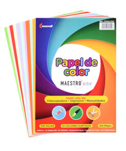 PAPEL MAESTRO COLOR PTE X100 80GR