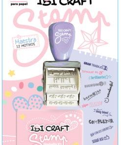 SELLO ROTATIVO IBI CRAFT C/12 DISEÑOS Y ALMOHADILLA
