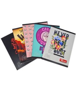 CUADERNO PAPIROS DE 96 HOJAS MARGEN ROJO