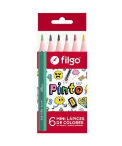 LAPICES DE COLORES CORTOS X6 FILGO