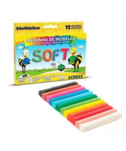 PLASTICINA ACRILEX SOFT X12