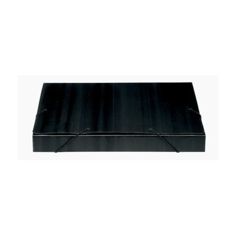 CARPETA CARTONPLAST NEGRA LOMO 3CM