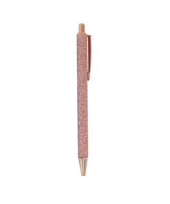 BOLÍGRAFO GLITTER ROSE GOLD TINTA AZUL YAY