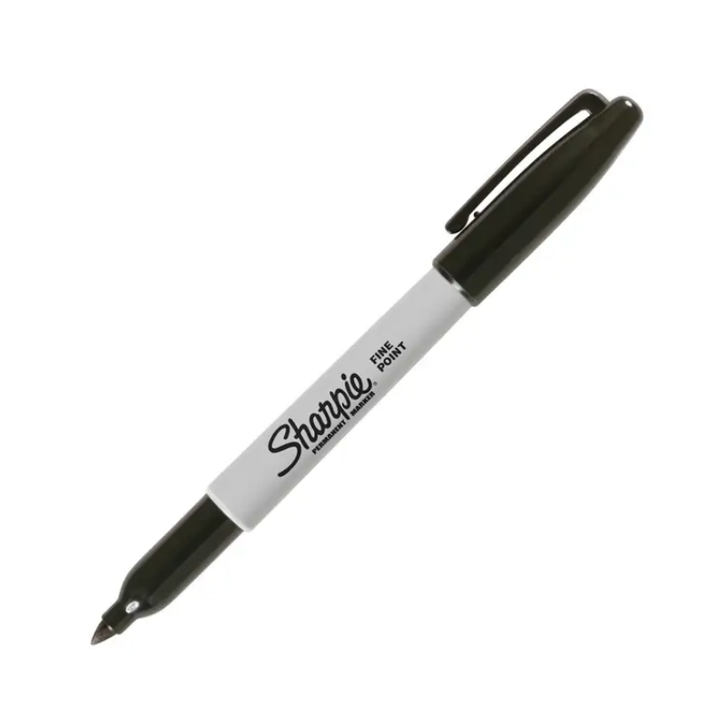 MARCADOR PERMANENTE NEGRO FINO SHARPIE