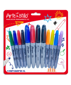 MARCADORES PERMANENTES X12 ARTE Y STILLO