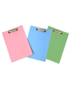 TABLA C/APRIETA PAPEL A4 V/COLORES