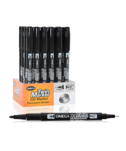 MARCADOR PERMANENTE FINO DOBLE PUNTA OMEGA