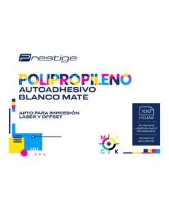 PAPEL AUTOADHESIVO POLIPROPILENO 75MIC