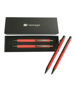 BOLÍGRAFO Y PORTAMINAS COLOR ROJO PRESTIGE