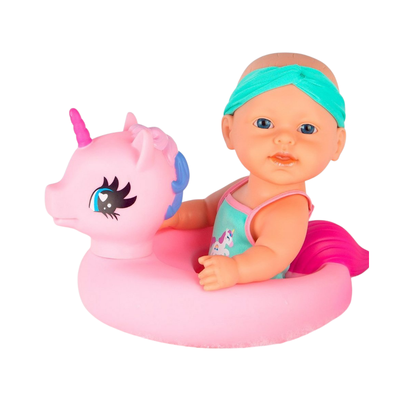 BEBÉ 18CM CON BOTE DE ANIMAL