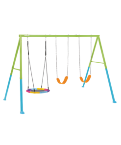 JUEGO CON 2 COLUMPIOS Y 1 COLUMPIO NIDO  INTEX