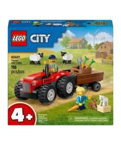 LEGO TRACTOR CON REMOLQUE Y OVEJA