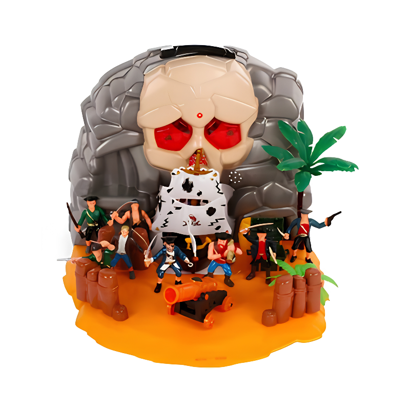 JUEGO DE PIRATAS CON ACCESORIOS Y PERSONAJES