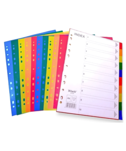 SEPARADOR 10 POSICIONES A4 PVC YIL