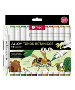 MARCADOR ARTÍSTICO TONOS BOTÁNICOS FILGO