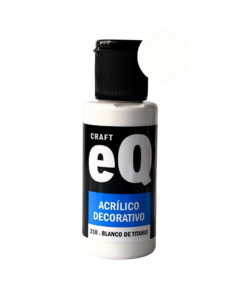 ACRÍLICO 50 CC DECORATIVO BLANCO DE TITANIO EQ