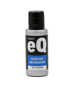ACRILICO 50 CC DECORATIVO PLATEADO EQ