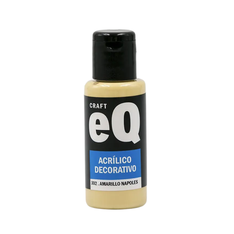 ACRÍLICO 50 CC DECORATIVO AMARILLO NÁPOLES EQ
