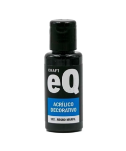 ACRILICO 50 CC DECORATIVO NEGRO MARFIL EQ