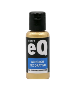 ACRÍLICO 50 CC DECORATIVO DORADO IRIDISCENTE EQ