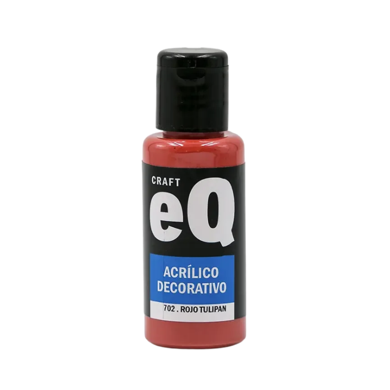 ACRÍLICO 50 CC DECORATIVO ROJO TULIPAN EQ