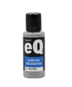 ACRÍLICO 50 CC DECORATIVO GRIS PERLADO EQ
