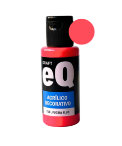ACRILICO 50 CC DECORATIVO FUCSIA FLUO EQ