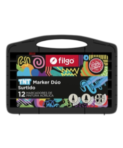 MARCADORES DOBLE PUNTA FILGO X12