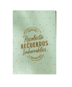 CUADERNO A5 COSIDO CUERO ECO AQUA APA LA PAPA