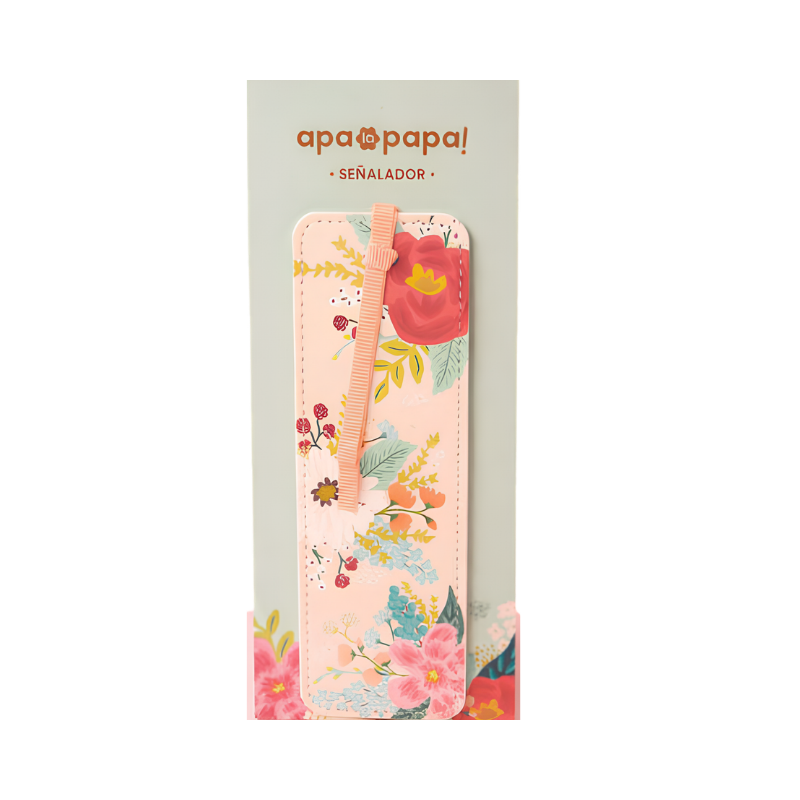 MARCALIBRO DISEÑO FLORES APA LA PAPA