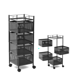 CARRO ORGANIZADOR 4 ESTANTES CON RUEDA