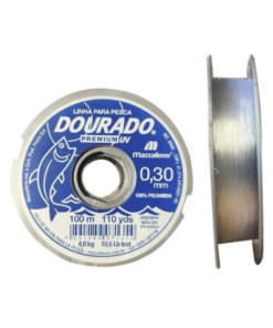 TANZA NYLON DOURADO 0.30MM 100MT